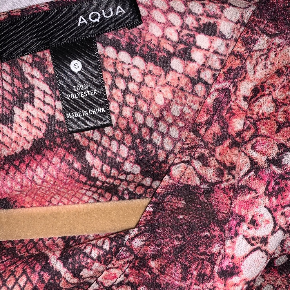 Aqua Pink Python Top - image 2